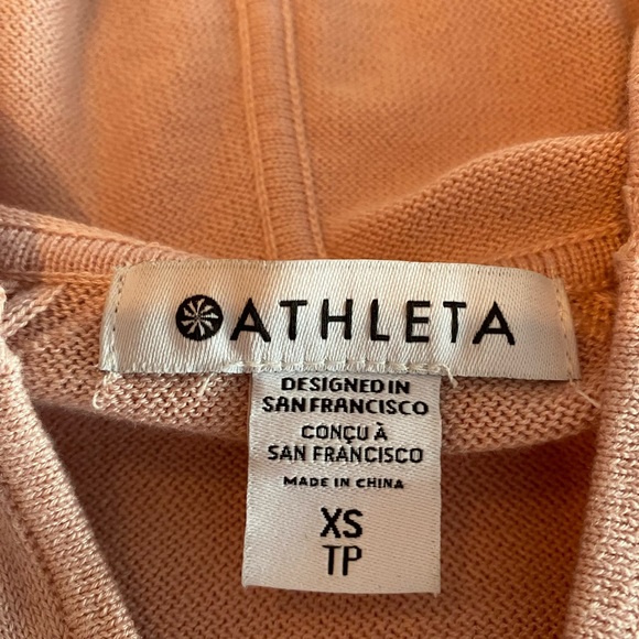 Athleta evergreen sweater in dusty rose - Picture 4 of 4